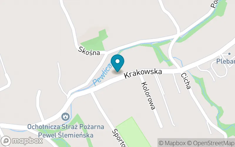 Lokalizacja: Szkoła Podstawowa w Pewli Ślemieńskiej