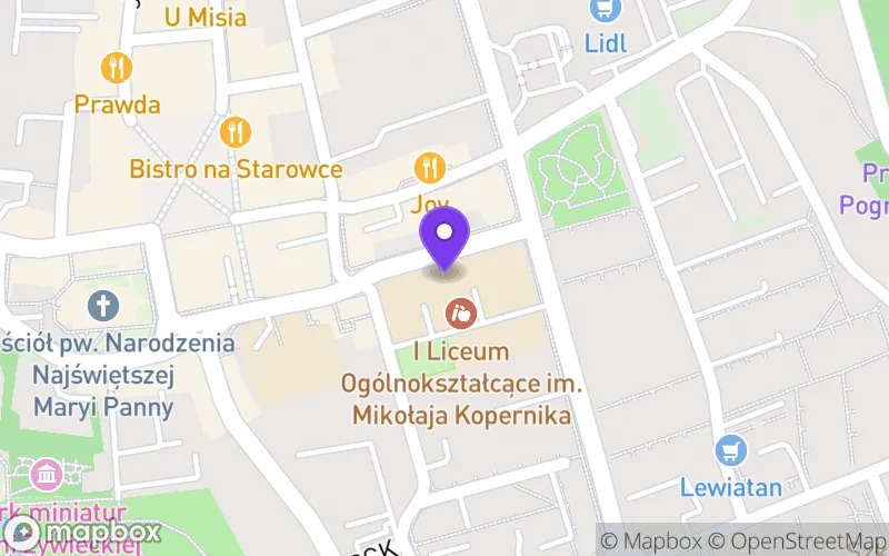 Lokalizacja: I Liceum Ogólnokształcące im. M. Kopernika w Żywcu
