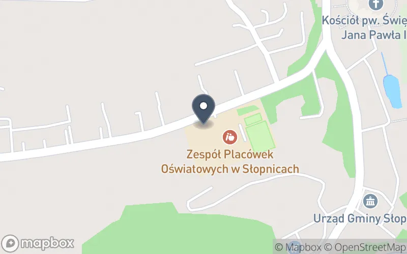 Lokalizacja: Zespół Placówek Oświatowych w Słopnicach