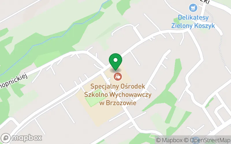 Lokalizacja: Przedszkole Specjalne w Specjalnym Ośrodku Szkolno-Wychowawczym im. Bł. Ks. B. Markiewicza w Brzozowie