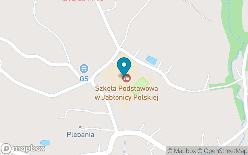 Lokalizacja: Szkoła Podstawowa w Jabłonicy Polskiej