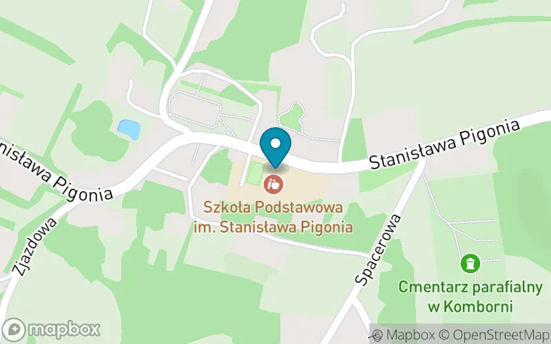 Lokalizacja: Szkoła Podstawowa im. S. Pigonia w Komborni