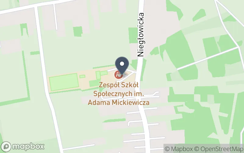Lokalizacja: Zespół Szkół Społecznych im. Adama Mickiewicza w Jaśle