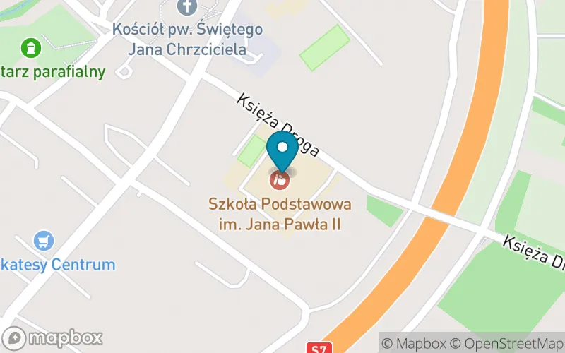Lokalizacja: Szkoła Podstawowa im. Świętego Jana Pawła II w Lubniu