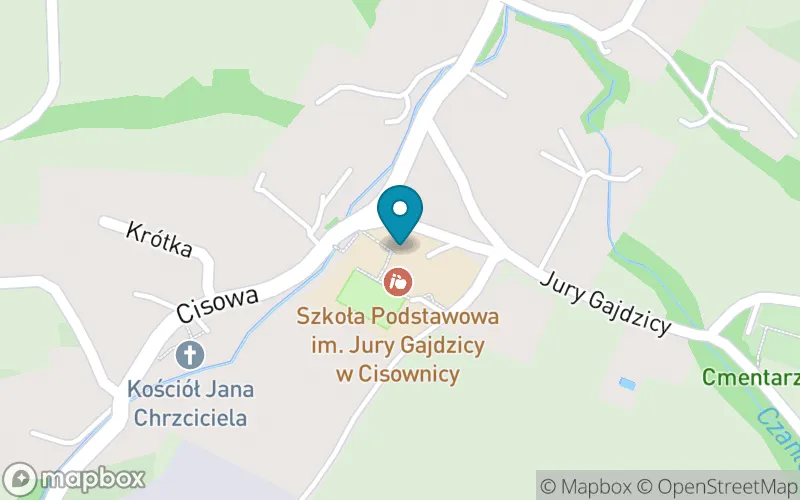 Lokalizacja: Szkoła Podstawowa im. Jury Gajdzicy w Cisownicy