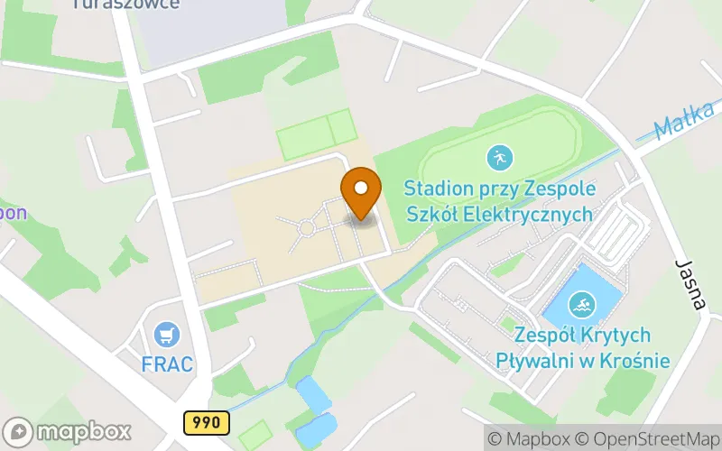 Lokalizacja: Szkoła Policealna Farmaceutyczna w Krośnie