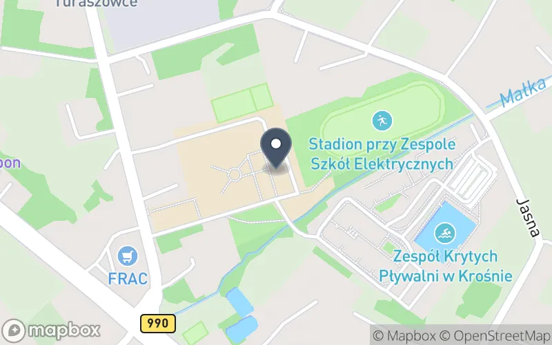 Lokalizacja: Zespół Szkół Elektrycznych i Ogólnokształcących w Krośnie