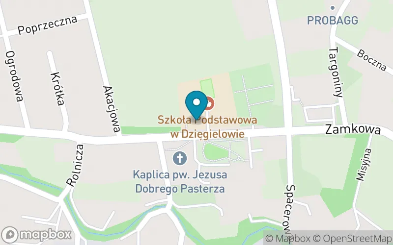 Lokalizacja: Szkoła Podstawowa w Dzięgielowie