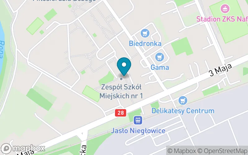 Lokalizacja: Szkoła Podstawowa nr 6 w Jaśle