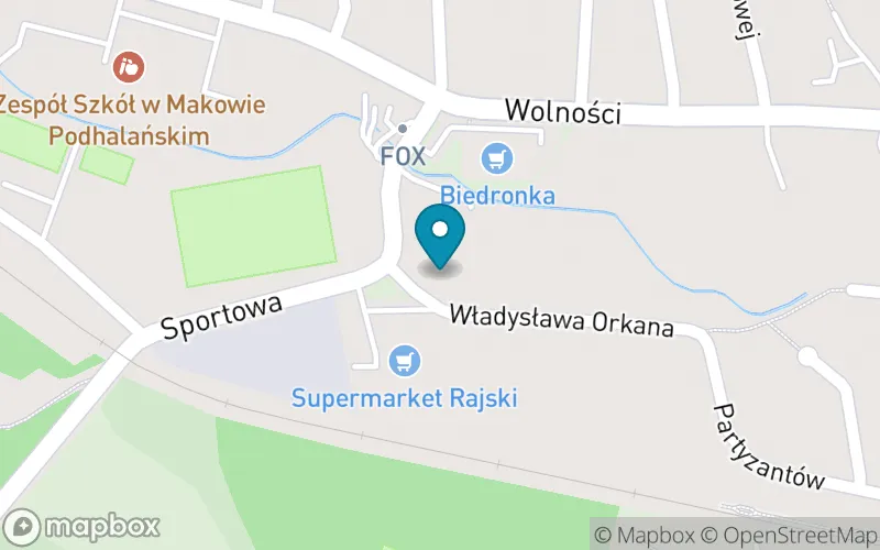 Lokalizacja: Szkoła Podstawowa Specjalna w Specjalnym Ośrodku Szkolno-Wychowawczym w Makowie Podhalańskim