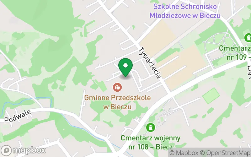 Lokalizacja: Gminne Przedszkole w Bieczu