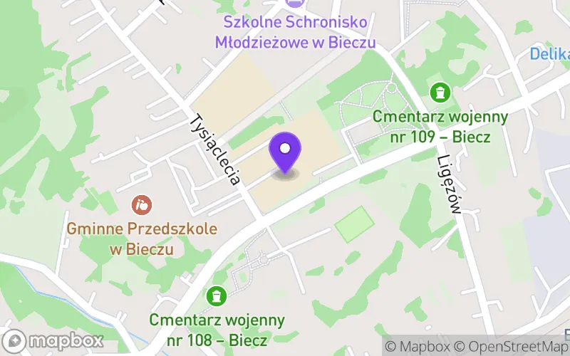 Lokalizacja: Branżowa Szkoła I Stopnia w Bieczu