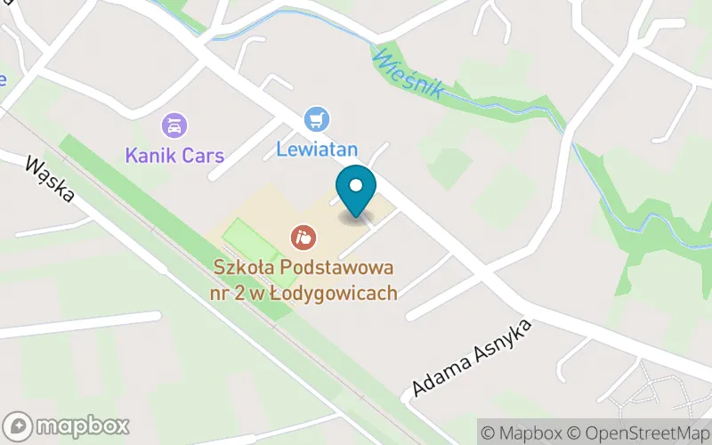 Lokalizacja: Szkoła Podstawowa nr 2 im. Władysława Jagiełły w Łodygowicach