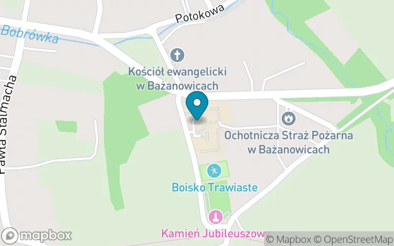 Lokalizacja: Szkoła Podstwawowa im. Pawła Stalmacha w Bażanowicach