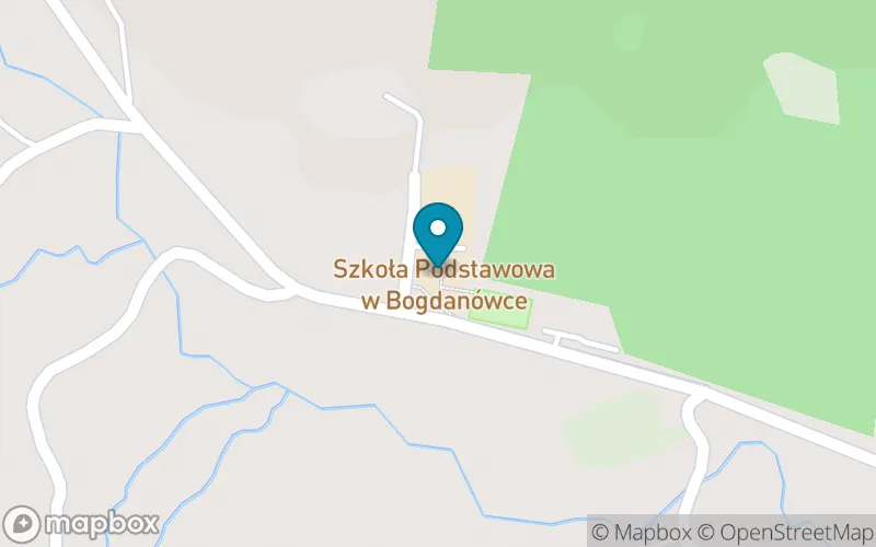 Lokalizacja: Szkoła Podstawowa w Bogdanówce