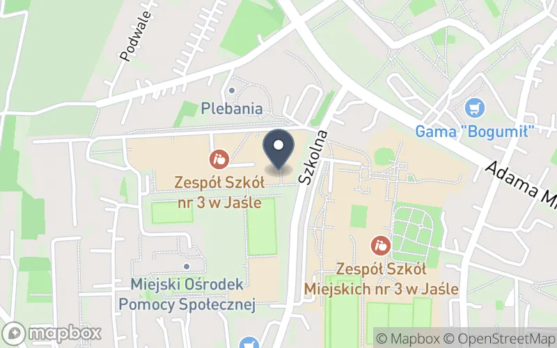 Lokalizacja: Zespół Szkół nr 3 im. Stanisława Pawłowskiego w Jaśle