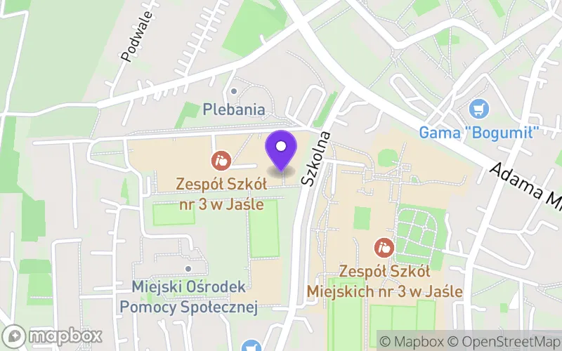 Lokalizacja: Liceum Ogólnokształcące dla Dorosłych w Jaśle