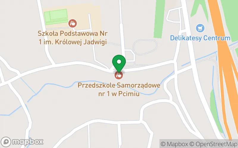 Lokalizacja: Przedszkole Samorządowe nr 1 w Pcimiu
