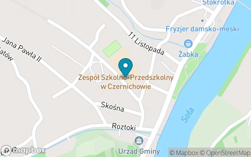 Lokalizacja: Zespół Szkolno - Przedszkolny w Czernichowie - Szkoła Podstawowa im. Józefa Piłsudskiego w Czernichowie