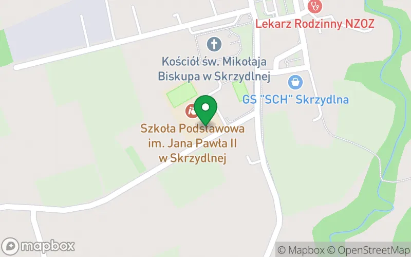 Lokalizacja: Gminne Przedszkole w Zespole Placówek Oświatowych w Skrzydlnej