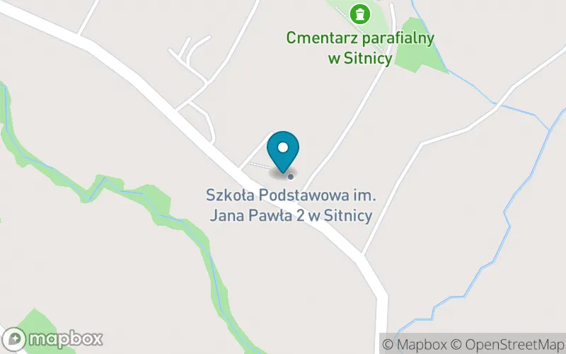 Lokalizacja: Szkoła Podstawowa im. Jana Pawła II w Sitnicy