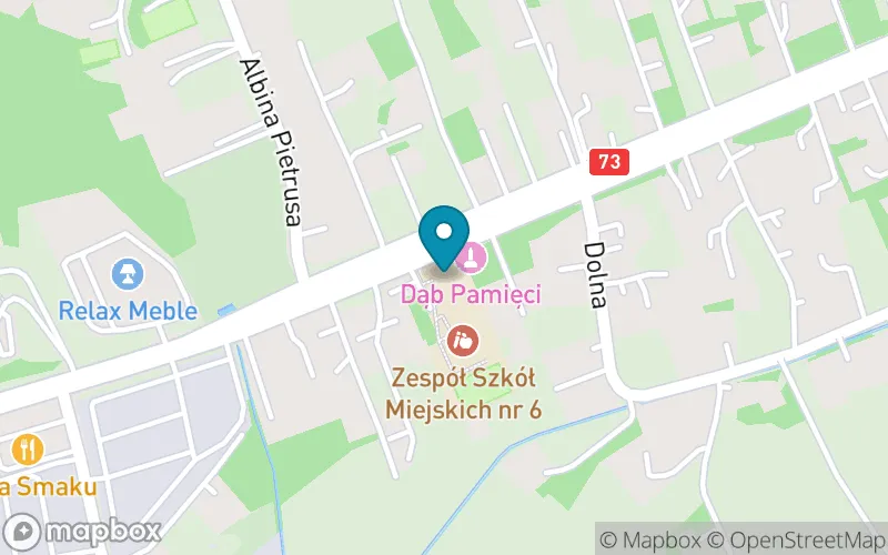 Lokalizacja: Szkoła Podstawowa nr 10 im. Mjr. Henryka Dobrzańskiego - "Hubala" w Jaśle