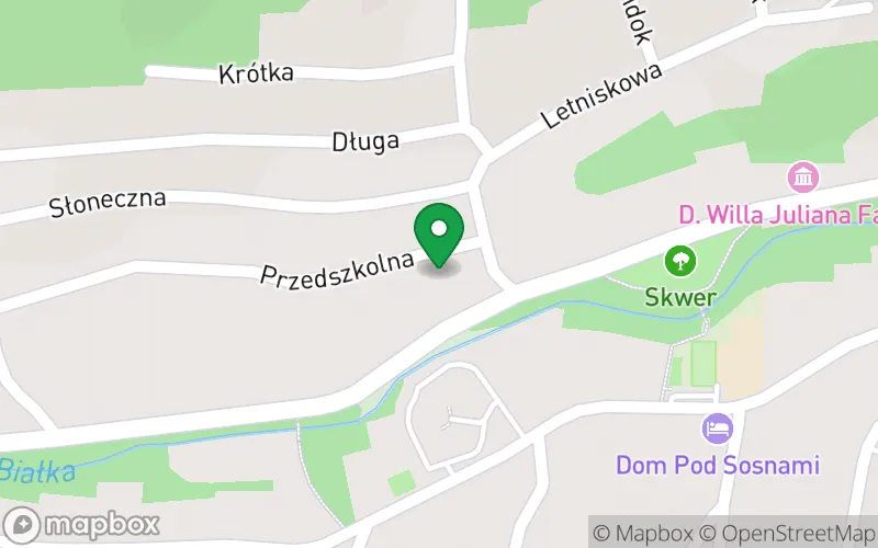 Lokalizacja: Przedszkole Publiczne w Bystrej