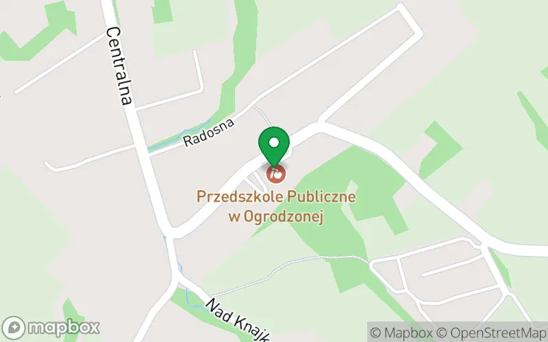 Lokalizacja: Przedszkole Publiczne w Ogrodzonej