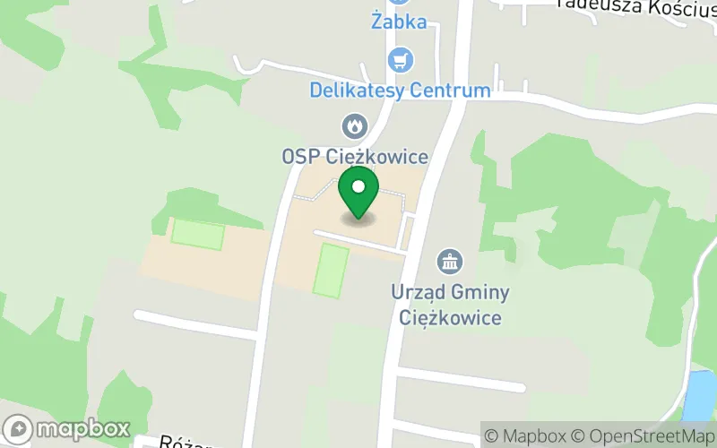 Lokalizacja: Przedszkole Publiczne w Ciężkowicach