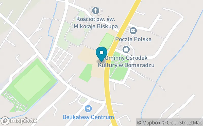 Lokalizacja: Szkoła Podstawowa nr 1 im. Ks. Prałata Antoniego Kołodzieja w Domaradzu