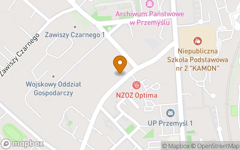 Lokalizacja: Policealna Szkoła Sinus w Przemyślu