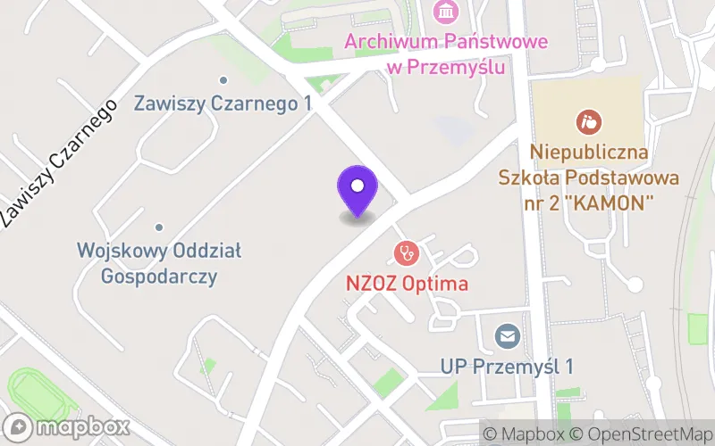Lokalizacja: Liceum Ogólnokształcące Sinus w Przemyślu
