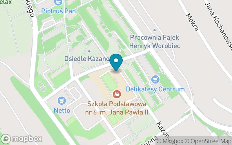 Lokalizacja: Szkoła Podstawowa nr 6 im. Ojca Świętego Jana Pawła II w Przemyślu