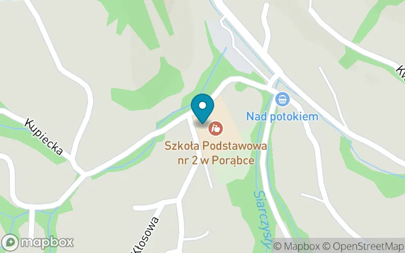 Lokalizacja: Szkoła Podstawowa nr 2 im. Jana Pawła II w Porąbce