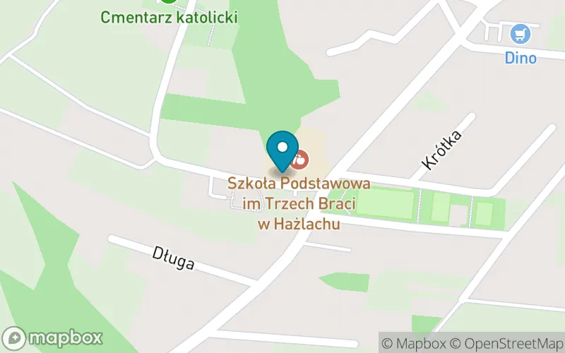 Lokalizacja: Szkoła Podstawowa im. "Trzech Braci" w Hażlachu