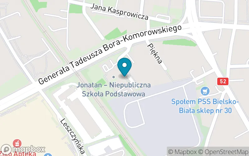 Lokalizacja: Niepubliczna Szkoła Podstawowa Jonatan nr 2 w Bielsku-Białej