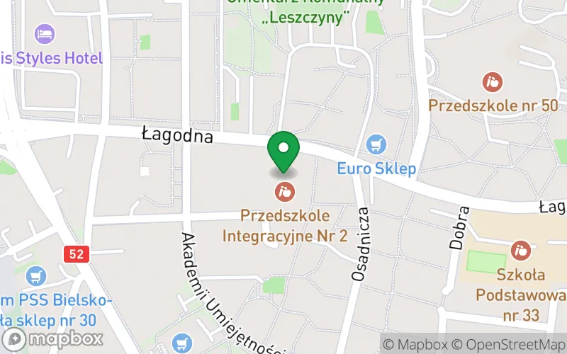 Lokalizacja: Przedszkole Integracyjne nr 2 w Bielsku-Białej