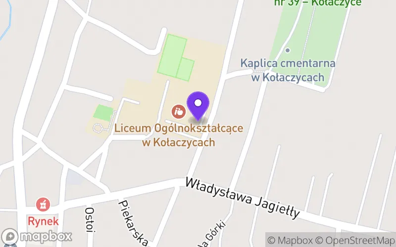 Lokalizacja: Liceum Ogólnokształcące im. Marii Skłodowskiej-Curie w Kołaczycach