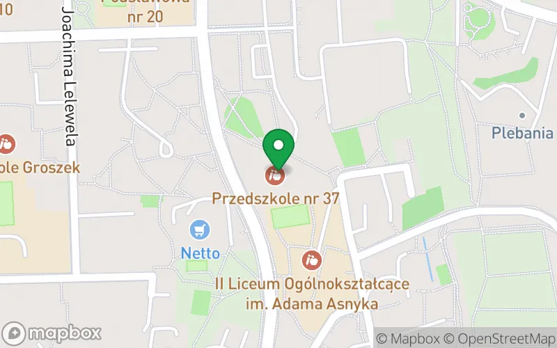 Lokalizacja: Przedszkole nr 37 w Bielsku-Białej