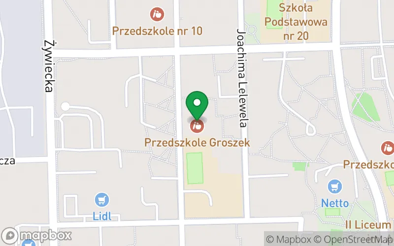Lokalizacja: Przedszkole Prywatne "Groszek"