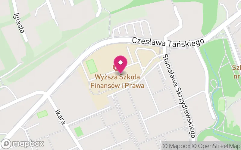 Lokalizacja: Wyższa Szkoła Finansów i Prawa