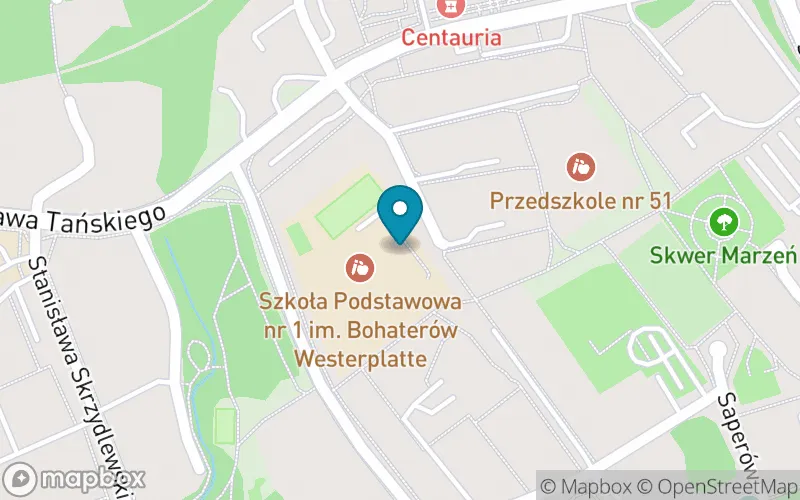 Lokalizacja: Szkoła Podstawowa nr 1 im. Bohaterów Westerplatte w Bielsku-Białej