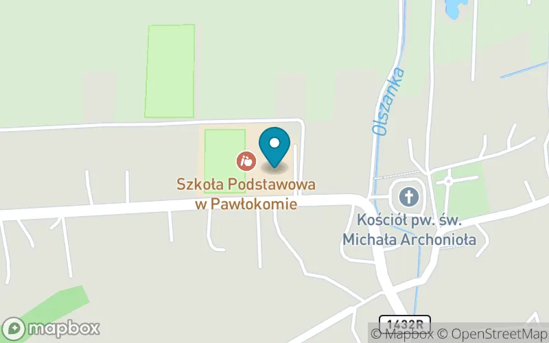 Lokalizacja: Szkoła Podstawowa w Pawłokomie