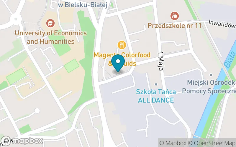 Lokalizacja: Prywatna Szkoła Podstawowa "Smyk" w Bielsku-Białej