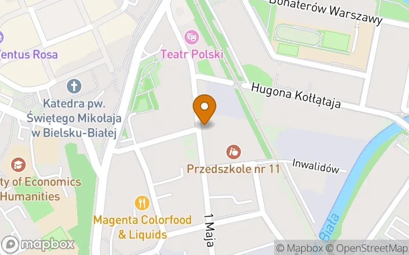 Lokalizacja: Niepubliczna Szkoła Policealna TEB Edukacja w Bielsku-Białej
