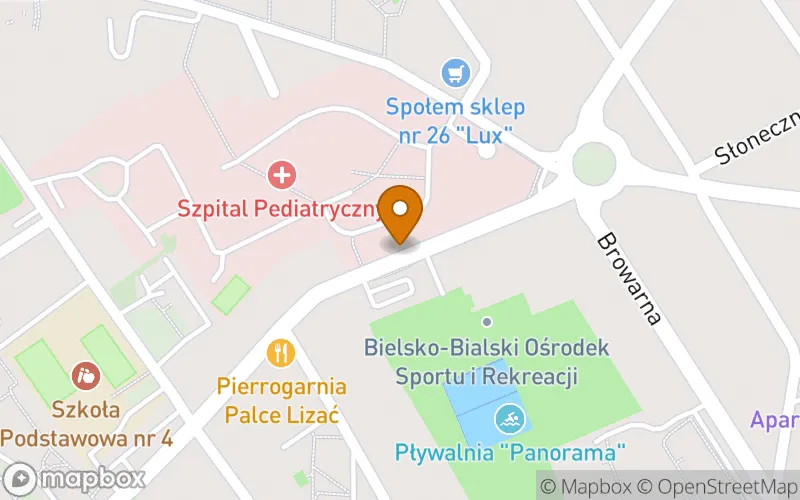 Lokalizacja: Szkoła Policealna nr 6 w Zespole Szkół Medycznych i Ogólnokształcacych im. Hanny Chrzanowskiej w Bielsku-Białej
