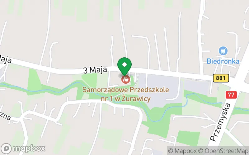 Lokalizacja: Samorządowe Przedszkole nr 1 w Żurawicy