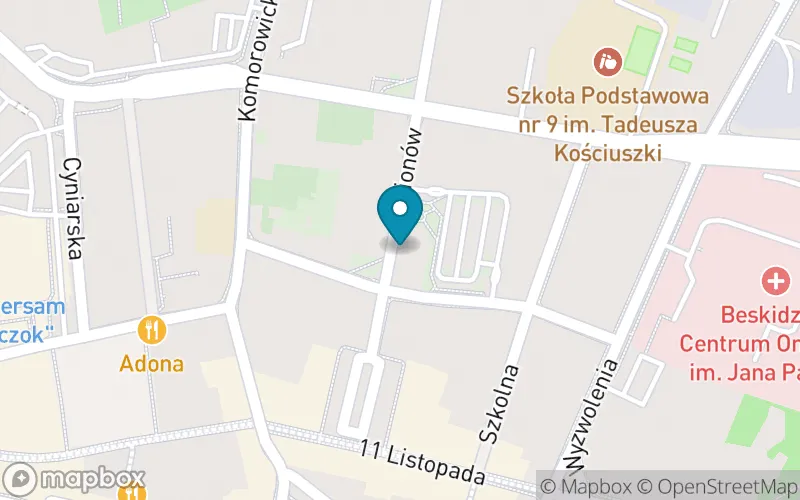 Lokalizacja: Niepubliczna Szkoła Podstawowa "Słoneczna Kraina" w Bielsku-Białej
