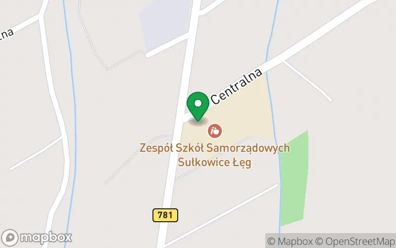 Lokalizacja: Przedszkole Publiczne w Sułkowicach - Łęgu