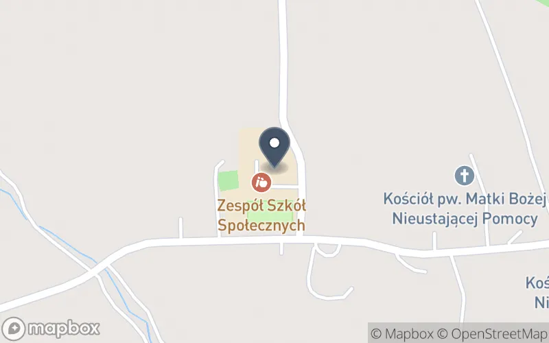 Lokalizacja: Zespół Szkół Społecznych im. Jana Pawła II w Sowinie